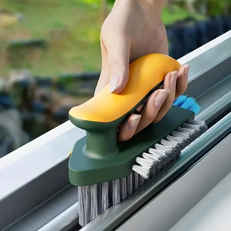 4 in 1 Tile Cleaner Brush with Squeegee