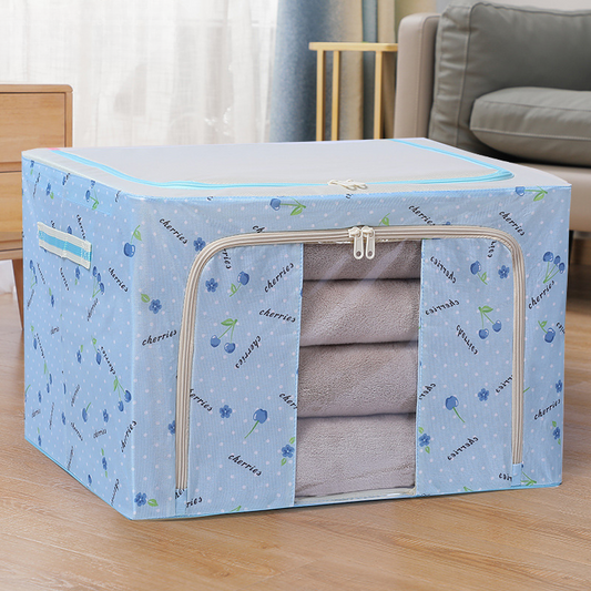 66 LTR Foldable Steel Frame Cloth Storage Bag