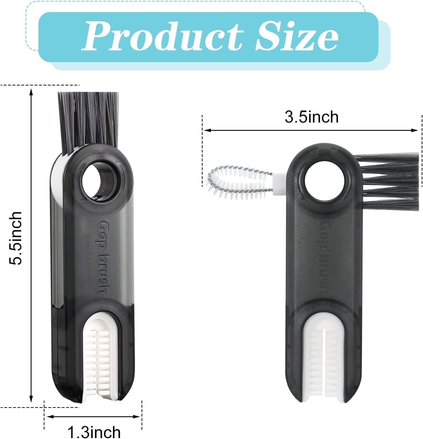 3 in 1 Multifunctional Bottle Cleaning Brush for Bottle Cap