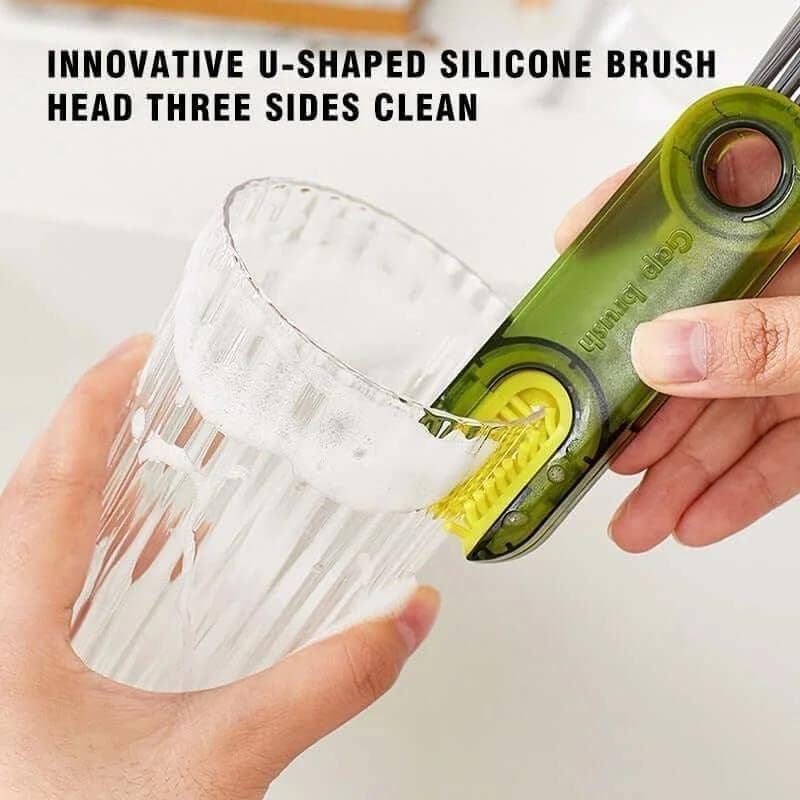 3 in 1 Multifunctional Bottle Cleaning Brush for Bottle Cap