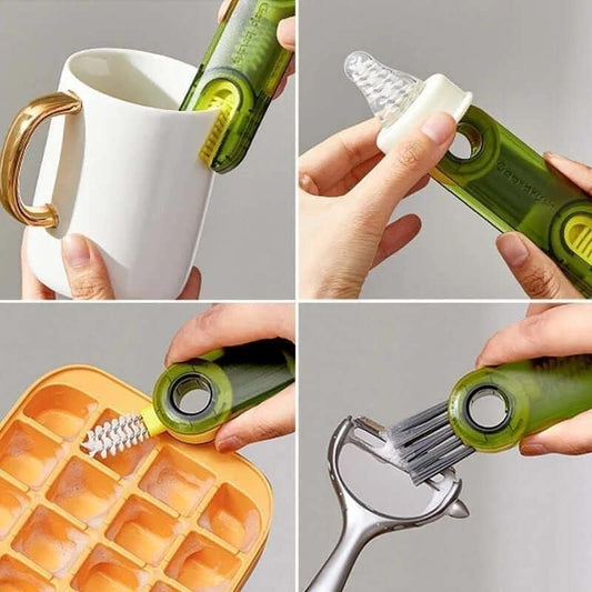 3 in 1 Multifunctional Bottle Cleaning Brush for Bottle Cap