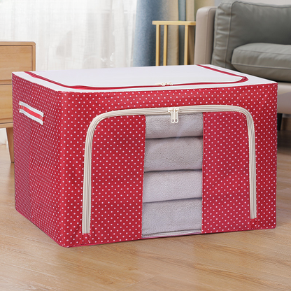 66 LTR Foldable Steel Frame Cloth Storage Bag