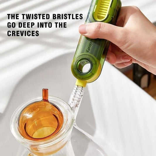 3 in 1 Multifunctional Bottle Cleaning Brush for Bottle Cap